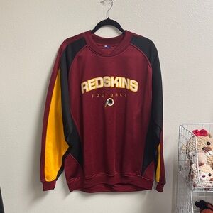 Reebok Men's Crewneck Sweater - Burgundy, Black, Yellow
